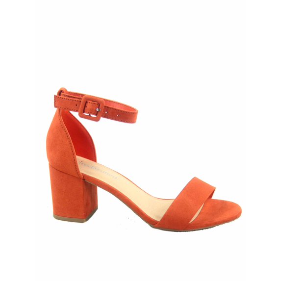 Cake-S Women's Fashion Open Toe Ankle Strap Buckle Low Chunky Heels Dress Sandals Shoes