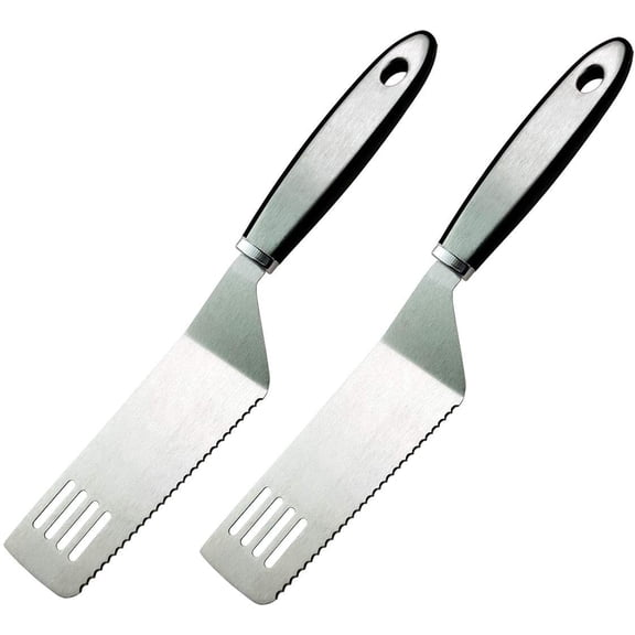 Cake Server Pie Server Spatula Set, Stainless Steel Cake Cutter Cut and Serve,Serrated Spatula and Pizza Cut Turner Lift Transfer Pie Shovel Server