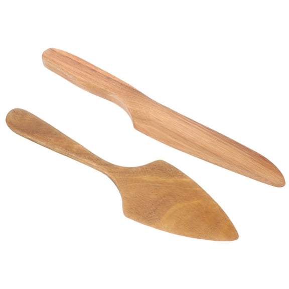 HONITANO Cake Cutting Set Wooden For Weddings 1Set