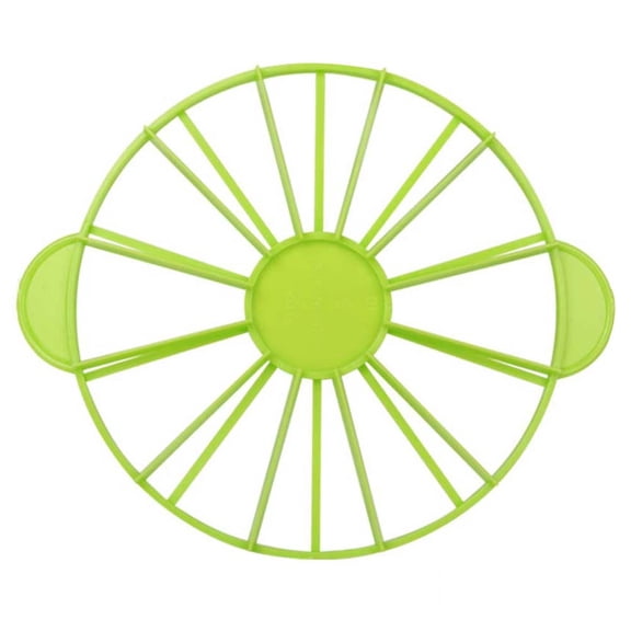 Cake Slicer 12 portion Divider, for Baking, in Green and Orange