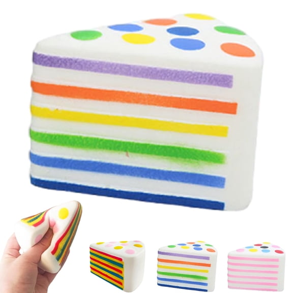 Cake Squishy, Giant Layer  Squishy, Big Squishy  Slice Jumbo for Adults