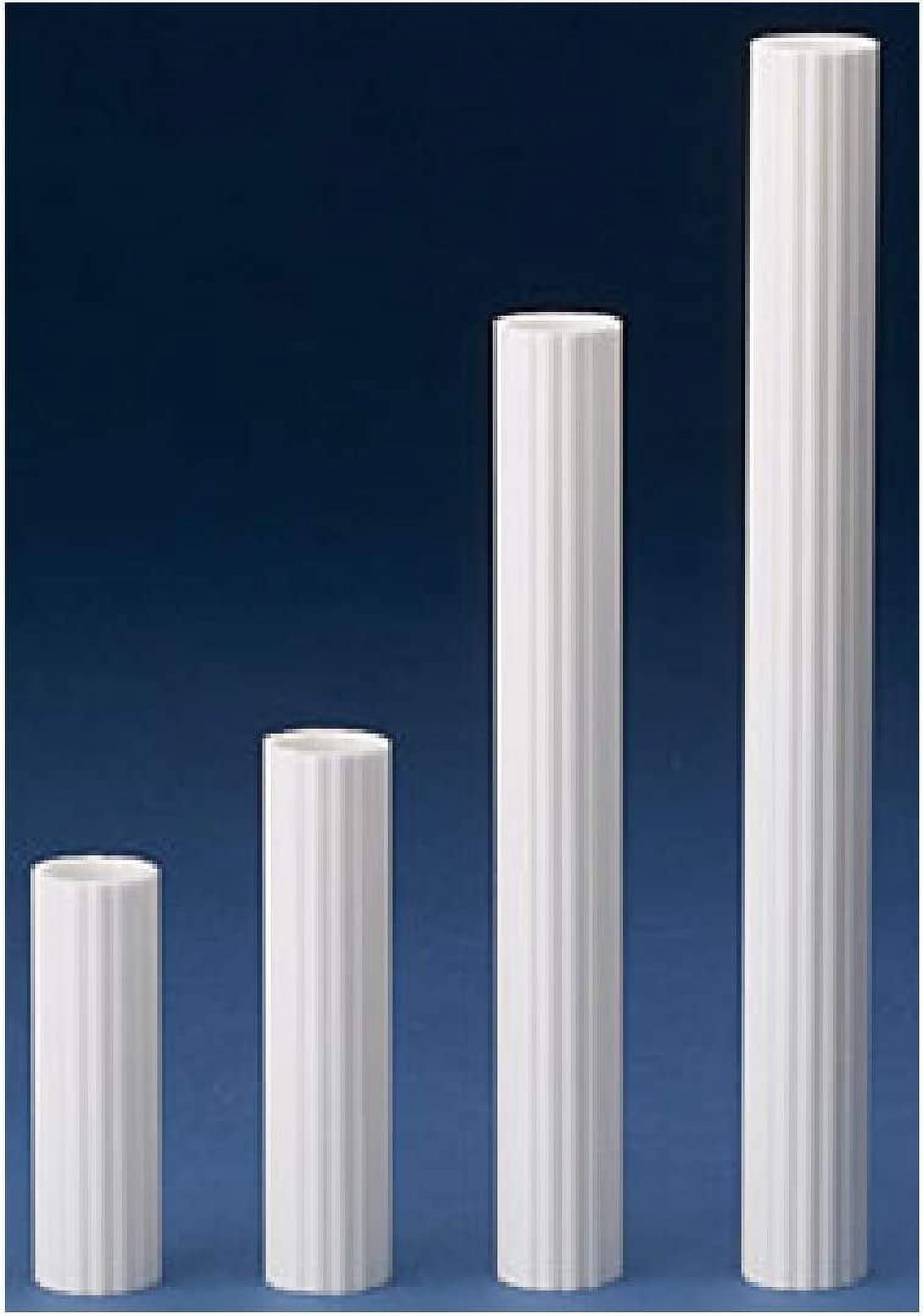 Cake Stacking System, Hidden Pillars, Stacked Cake Tubes (12" high) 12