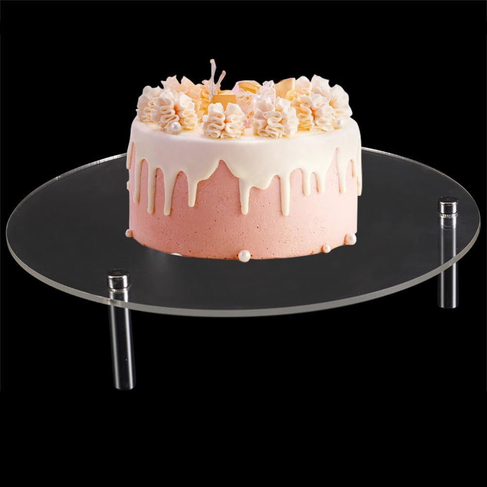 Round Flat Cake Platter