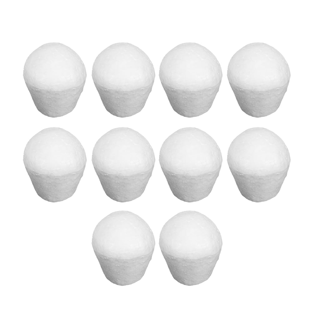 Cake Styrofoam Polystyrene Balls Craft Ball Shapes Diy White Christmas