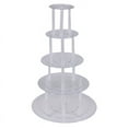 thumbnail image 1 of Cake Supports for Multi-Tier Cakes Cake Stand 5 Levels (9/12/16/20/26cm)) with 20 Plastic Dowel Rails Cake Supports, 1 of 8