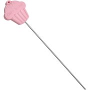 Cake Tester Stainless Steel Cake Skewer Kitchen Cake Tester Probe Skewer Pin Needle Reusable Long Metal Baking Pick Sticks Tool Hydro Grass Spray (As shows-b, One Size)