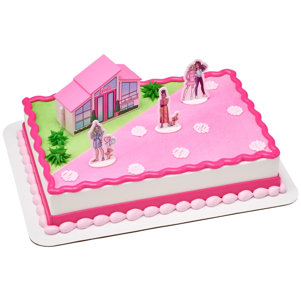 CAKEDRAKE Cake Topper Decor, Barbie Theme Dreamhouse Adventures Cake Topper Set (1 SET)