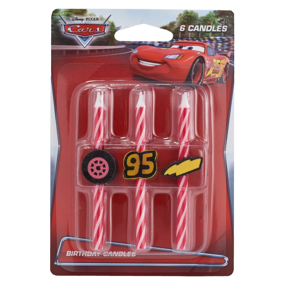 CAKEDRAKE Cake Topper Decor,Cars Shape Candles (2/PKG)