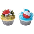 thumbnail image 1 of Cake Topper Decor, Sports and Games,Fishing Lure and Bobber cake topper for sports and games14289 (12/PKG), 1 of 2