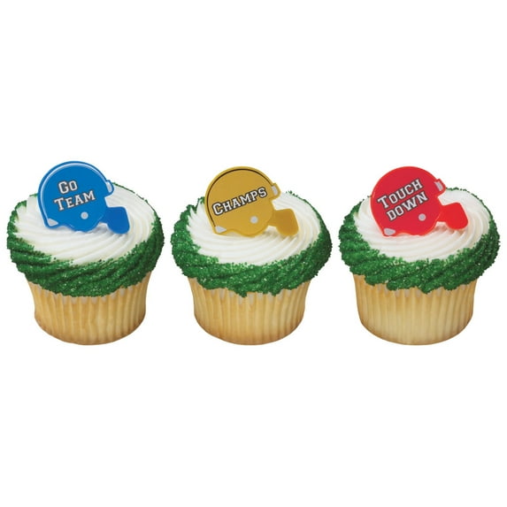 Cake Topper Decor, Sports and Games,Football Helmet cake topper for sports and games13416 (144/PKG)