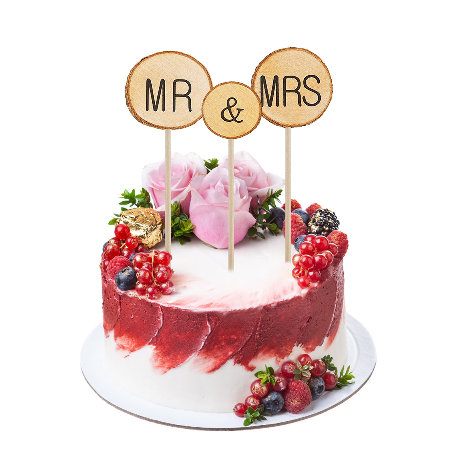 Cake Topper Decorating, Rustic Wedding Wood Decorations, Boho Rustic ...