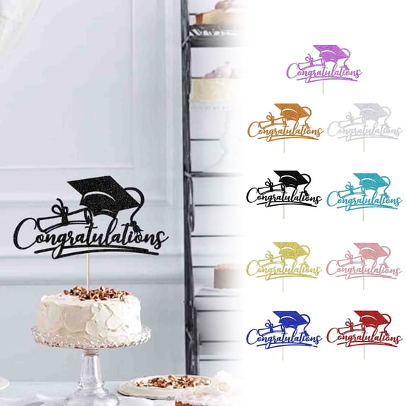 Cake Topper,Graduation Decoration,Party Supply Congrats Grad Party Cake Decorations Graduation Cake Topper Class of 2026