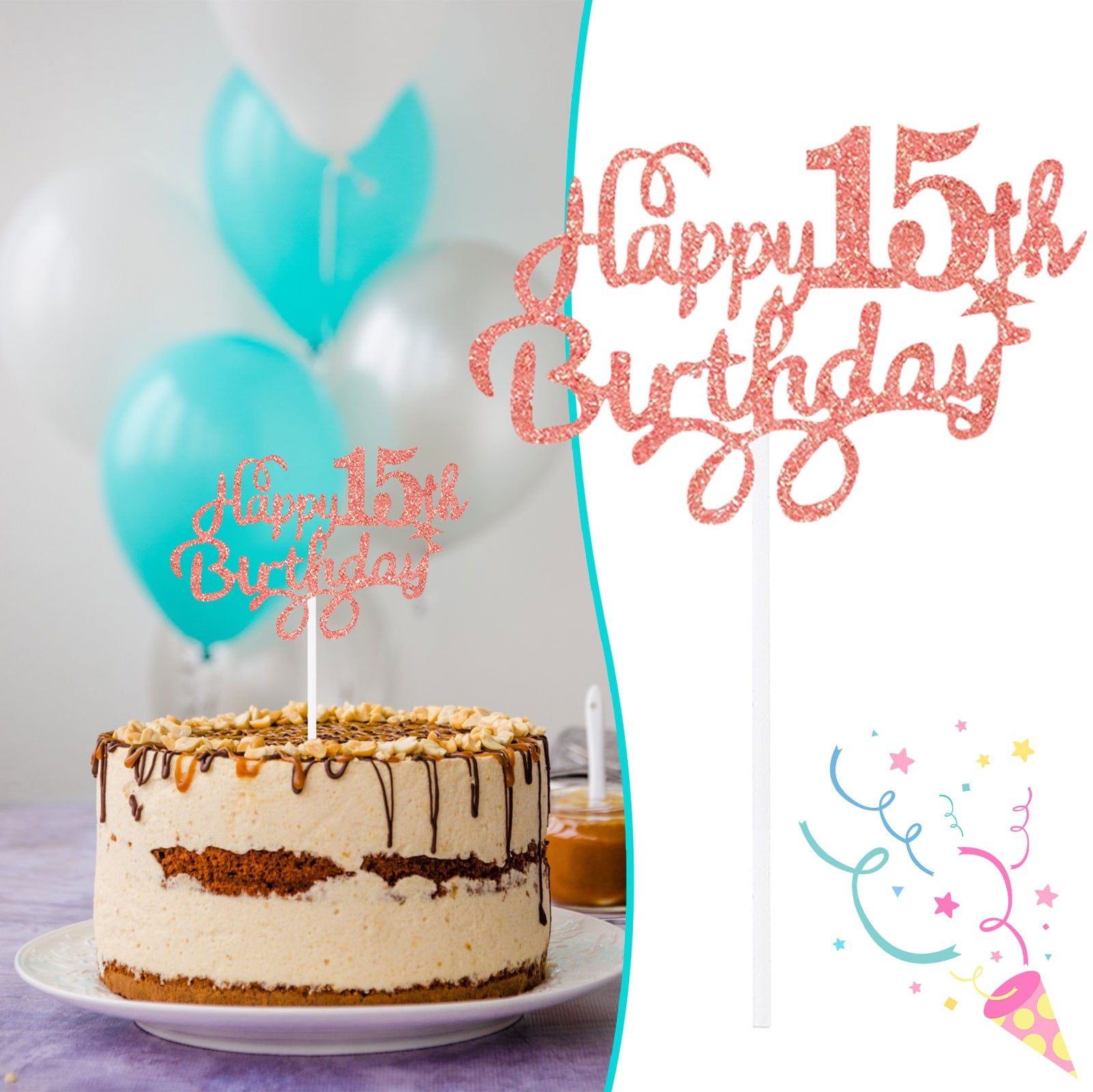 Cake Topper Inserts Baking Arabic Number Cake Molds With Card Insertion ...