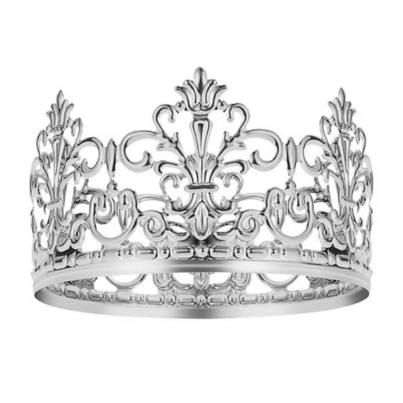 Cake Topper Realistic Looking Rust-proof Metal Crown Cake Topper Royal Themed Baby Shower Decoration for Home