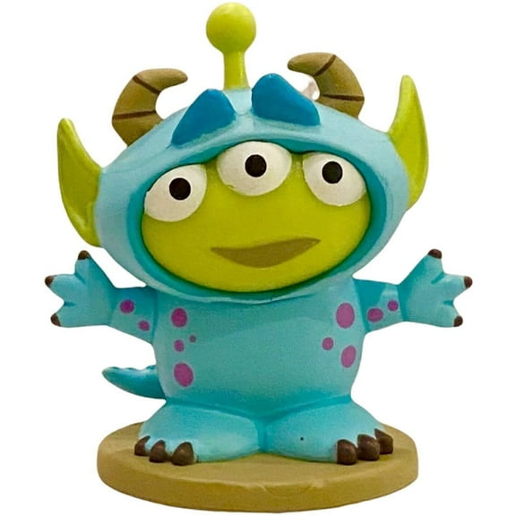 Cake Topper Remix Space Alien Monsters inc Sully Sulley Sullivan Monster 3" Pvc