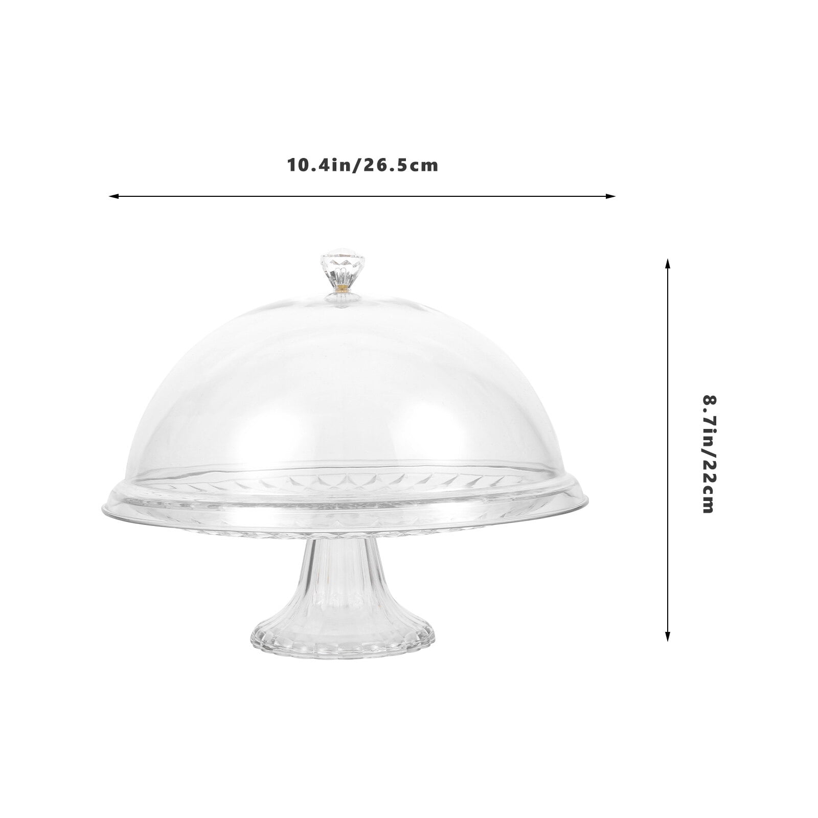 Cake Tray With Lid Clear Cake Stand With Dome Snack Serving Tray For cake-tray-with-lid-clear-cake-stand-with-dome-snack-serving-tray-for