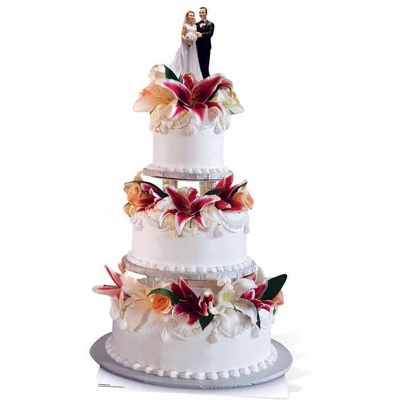 Cake Wedding Cardboard Cutout