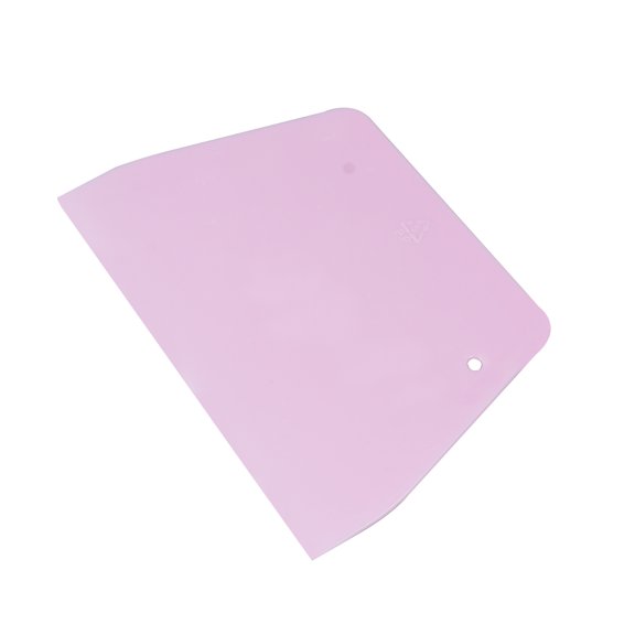 Cake Whip Shaving Tool, 20 Pcs Plastic Dough Scraper Cake Whip Shaving Cream Cut Scraper Plate Pastry Tool Multipurpose Flexible Kitchen Spatula (Pink)