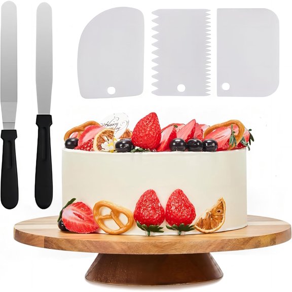 Cake rack, rotating display rack, suitable for decorating cakes and cupcakes