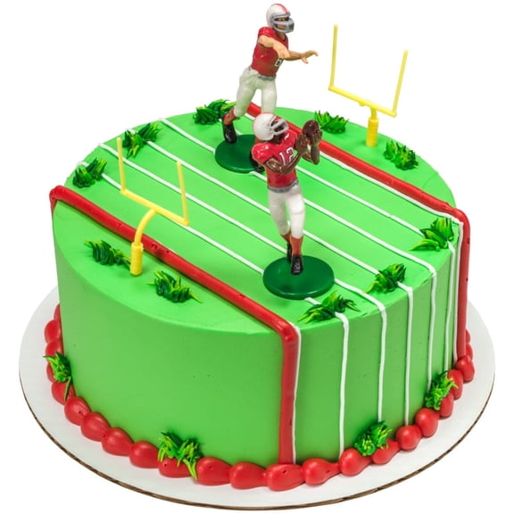 CakeDrake Cake Decor Set Football Players 4-Piece