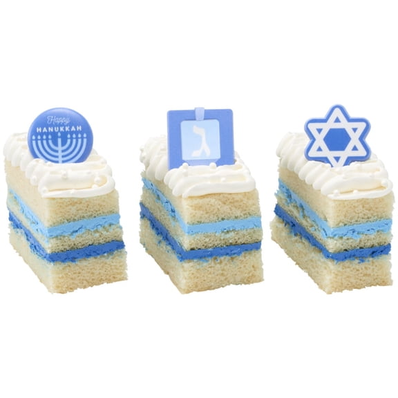 CakeDrake Cupcake Rings Festive Hanukkah Theme 12 Count