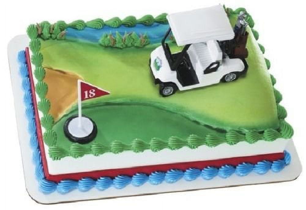 Cakedrake GOLF Cart Golfer Golfing Cake Decoration, Automotive Specialty Parts