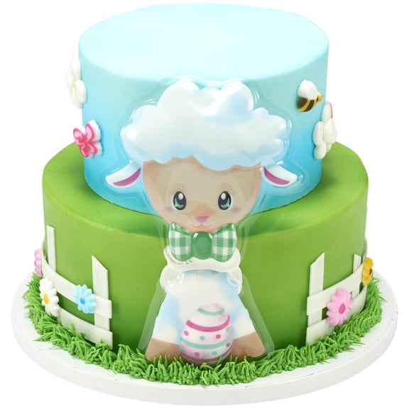 CakeDrake Lamb Cake Topper Set Easter Cake Decoration, 1 Set