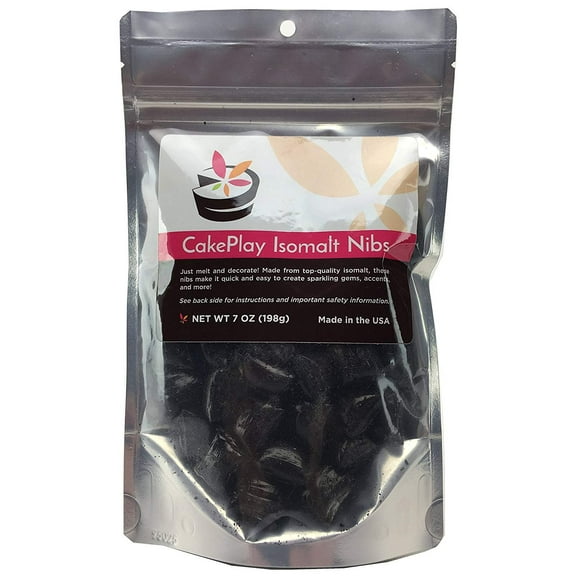 CakePlay Isomalt Nibs - Black