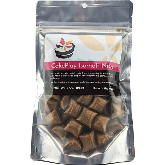 CakePlay Isomalt Nibs Bronze - Net Wt. 7.0 oz