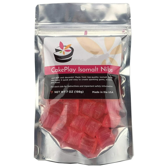 CakePlay Isomalt Nibs - Pink