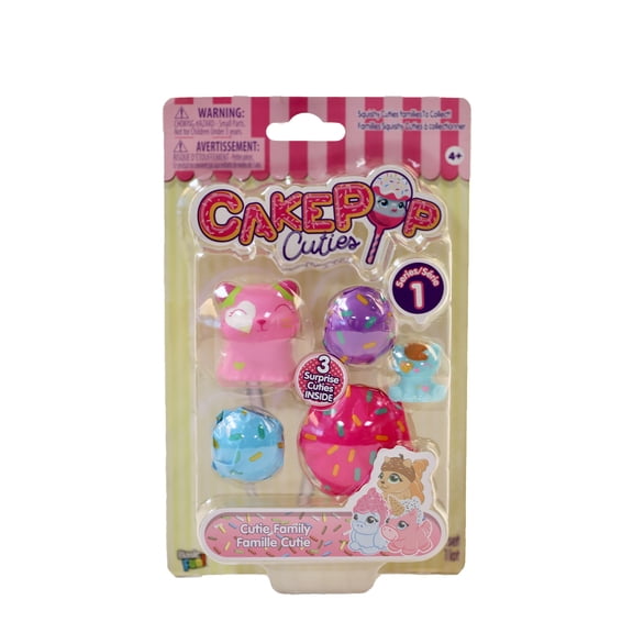 CakePop Cuties - Cutie Families Series 1 - Squishies - Ages 4+