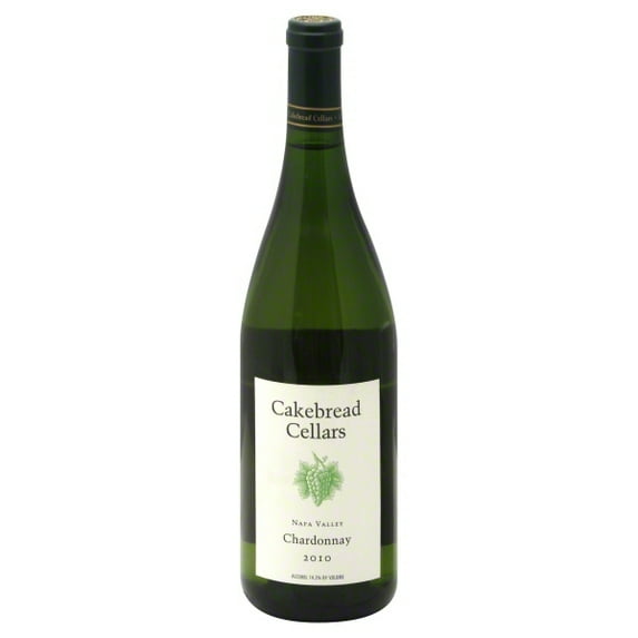 Cakebread Cellars Dry White Wines Chardonnay, 750 ml Glass Bottle California 14.2% ABV