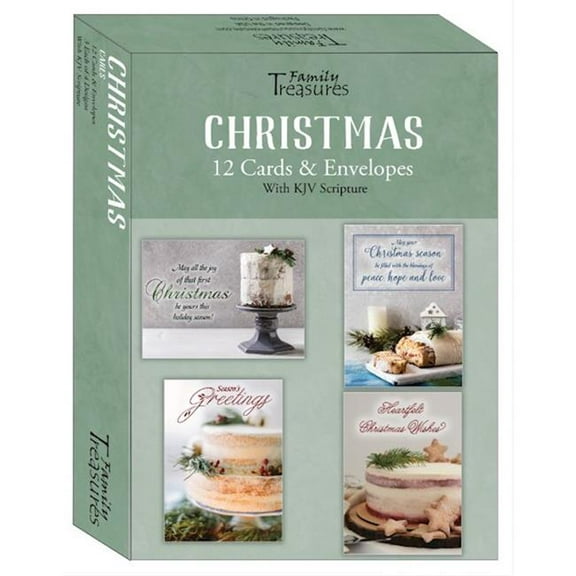 Cakes Christmas Boxed Card - Box of 12