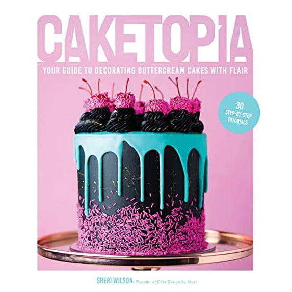 Pre-Owned Caketopia: Your Guide to Decorating Buttercream Cakes with Flair (Hardcover) 1645673944 9781645673941