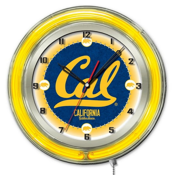 University of California 19" Double Neon Wall Clock