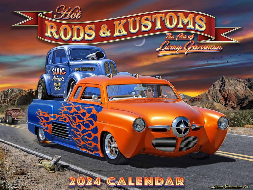 Cal 2024 Hot Rods (Calendar)