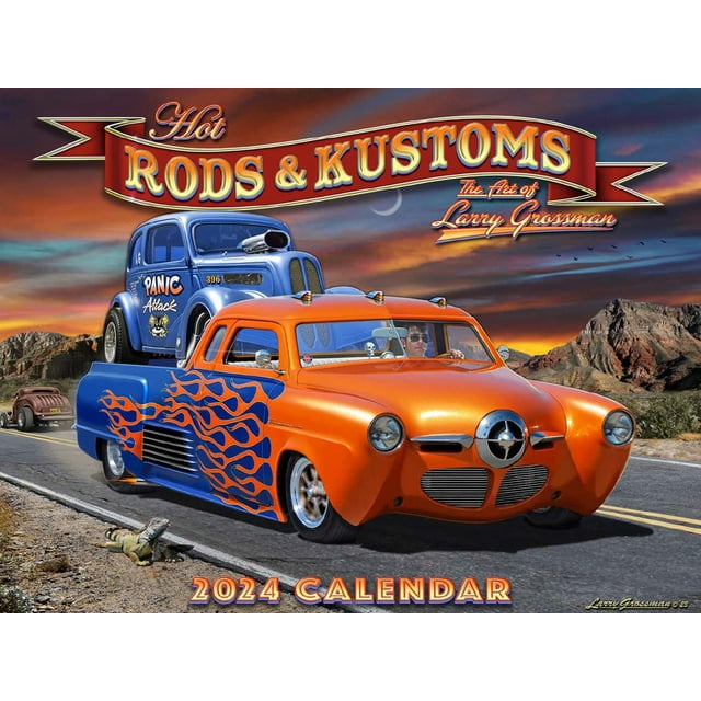 Cal 2024 Hot Rods (Calendar)