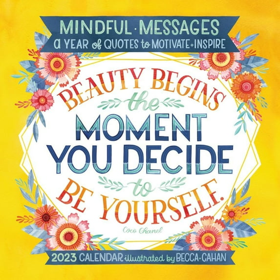 Cal 23 Mindful Messages A Year Of Quotes