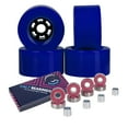 thumbnail image 1 of Cal 7 90mm 78A Longboard Flywheels + ABEC 7 Bearings and Spacers (Blue), 1 of 4