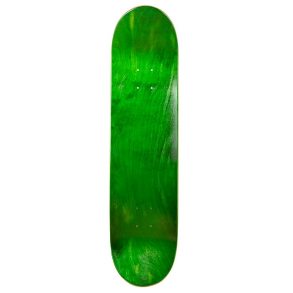 Cal 7 Blank Maple 8.25 Inch Skateboard Decks (Green)