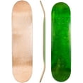 thumbnail image 1 of Cal 7 Blank Maple Skateboard Deck |7.75", 8", 8.25", 8.5"| (8 inch, Green/Natural), 1 of 1