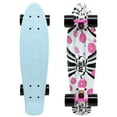 thumbnail image 1 of Cal 7 Complete Mini Cruiser Skateboard, 22 inch Plastic in Retro Design (Donut), 1 of 7