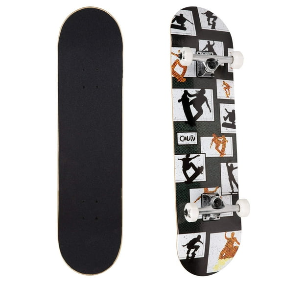 Cal 7 Complete Skateboard for Kids and Adults 7.5, 7.75, 8.0 In.