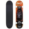 thumbnail image 1 of Cal 7 Complete Standard Skateboard 7.5-8-Inch Deck (8" Behemoth), 1 of 6
