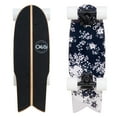 thumbnail image 1 of Cal 7 Fishtail Deck 22-inch Mini Cruiser Skateboard (Meadow), 1 of 8