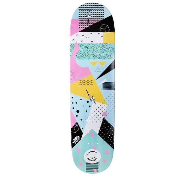 Cal 7 Hella Graphic Skateboard Deck | 7.75 8.0 8.25 8.5 Inch | Canadian Maple (8.0 Inch)