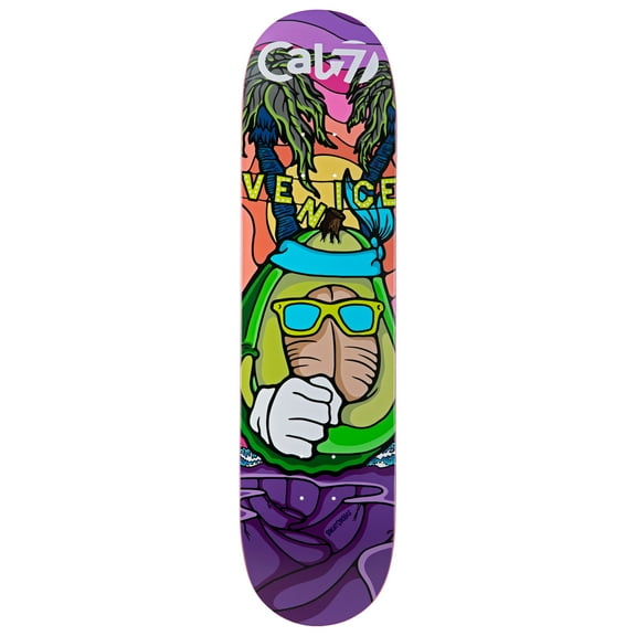 Cal 7 Monster Art Cold-Press Skateboard Deck in 8.25" and 8.5" size (Hardcore, 8.25")