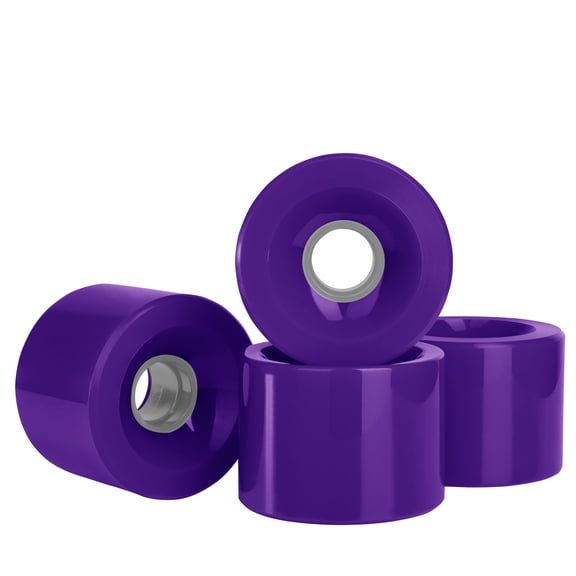 Cal 7 Polyurethane Skateboard Wheels for Street and Park 60x44mm 83A (Solid Purple)