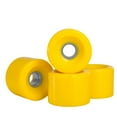 thumbnail image 1 of Cal 7 Polyurethane Skateboard Wheels for Street and Park 65x51mm 80A (Solid Yellow), 1 of 3