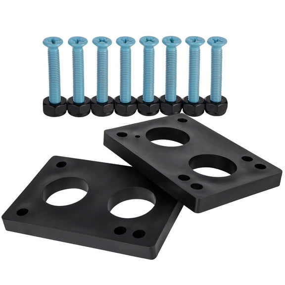 Cal 7 Skateboard 1/4" Riser Pads and 1.25" Hardware (Light Blue)